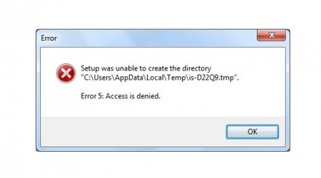 How to fix Error 5: Access is denied
