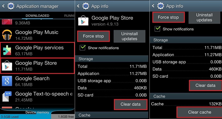 How to fix application install error code 961 in Google Play