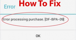 Error Processing Purchase DF-BPA-09