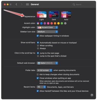 Google Chrome Dark Mode on Mac