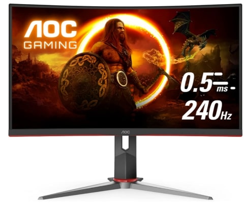 AOC C27G2Z 27 Curved Frameless Ultra-Fast Gaming Monitor