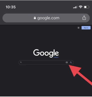 How to use Google Chrome for reverse image search on iPhone and iPad 7